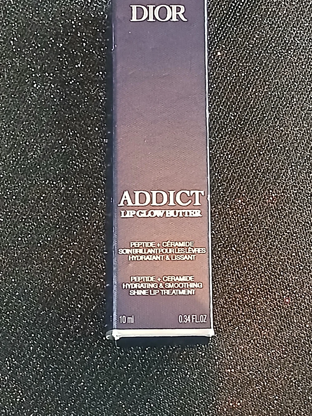 Dior Addict Lip Glow Butter in #104 Dark Cherry With Bag Charm